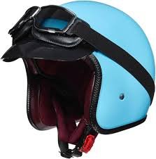 Vintage motorcykelhjälm - Unisex 3/4 Halvansikte