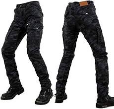 Ridbyxor i denim för herrar - Droppbeständiga cykelbyxor