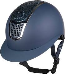 HKM Unisex – Vuxen Glamour Shield Ridhjälm