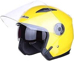 Dubbel solskärm för 3/4 motorcykelhjälm